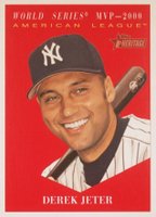 2010 Topps Heritage  #486 Derek Jeter Baseball Card