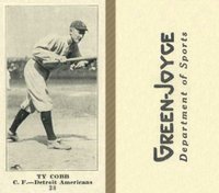 1916 Green-Joyce #38 Ty Cobb Baseball Card