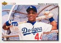 1992 Upper Deck #174 Darryl Strawberry Baseball Card