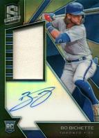 2020 Panini Chronicles Spectra #114 Bo Bichette Jersey Autograph Baseball Card