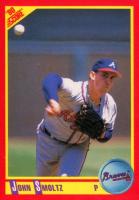 1990 Score #370 John Smoltz Baseball Card