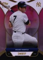 2025 Topps Welcome to the Club 3X MVP #19 Mickey Mantle Pink Foil Baseball Card