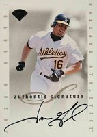 1996 Leaf Signature Extended Autographs # Jason Giambi Baseball Card