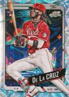 2024 Topps Chrome Cosmic #44 Elly de La Cruz Nucleus Refractor Baseball Card
