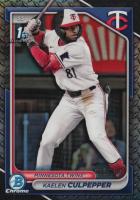 2024 Bowman Draft #BDC98 Kaelen Culpepper Chrome-Steel Metal Refractor Baseball Card