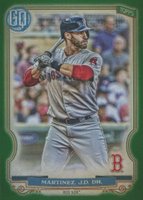 2020 Topps Gypsy Queen #195 J.D. Martinez Green Baseball Card