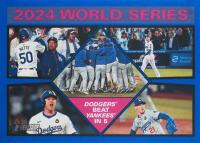 2025 Topps Heritage #462 Los Angeles Dodgers Dark Blue Border Baseball Card