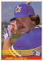 1984 Donruss #267 Jamie Allen Baseball Card