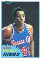 1981 Topps #96 Sam Lacey Mid-West Basketball Card