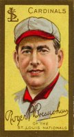 1911 Gold Borders #24 Roger Bresnahan Mouth open Baseball Card