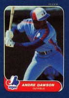 1986 Fleer Mini #53 Andre Dawson Baseball Card