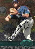 1997 Metal Universe # Alex Rodriguez Emerald-Autograph Baseball Card