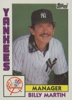 1984 Topps #81 Billy Martin Baseball Card