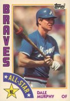 1984 Topps Tiffany #391 Dale Murphy Baseball Card