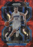 2021 Panini Prizm #310 Franz Wagner Red Ice Basketball Card