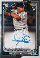 2024 Bowman Chrome Rookie Autographs #CRAJD Jasson Dominguez Baseball Card