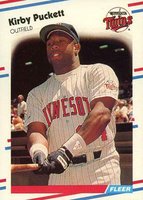 1988 Fleer Glossy #19 Kirby Puckett Baseball Card