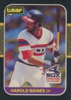 1987 Leaf #52 Harold Baines Baseball Card