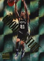 1999 Skybox Premium Good Stuff #5 Tim Duncan More Good Stuff Basketball Card