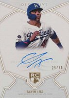 2020 Topps Definitive Collection Definitive Rookie Autographs #GLUX Gavin Lux Baseball Card