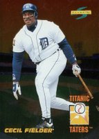 1996 Score Titanic Taters #12 Cecil Fielder Baseball Card