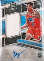 2023 Panini Spectra #231 Keyontae Johnson Jersey Autograph Basketball Card