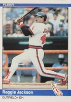 1984 Fleer #520 Reggie Jackson Baseball Card