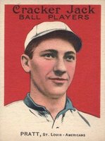 1915 Cracker Jack #93 Derrill Pratt Baseball Card
