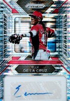 2024 Panini Prizm Sensational Signatures #SSEDC Elly de La Cruz Pulsar Prizm Baseball Card
