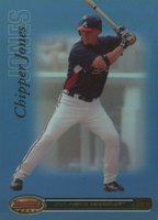 2007 Bowman's Best #20 Chipper Jones Blue Baseball Card