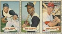 1965 Bazooka Panel #5 Veale/Clemente/Callison Baseball Card