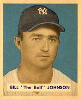 1949 Bowman #129 Billy Johnson Baseball Card