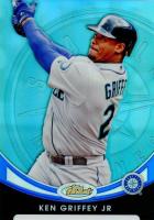 2010 Finest  #65 Ken Griffey Jr. Blue Refractor Baseball Card