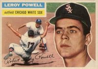 1956 Topps #144 Leroy Powell Gray Back Baseball Card