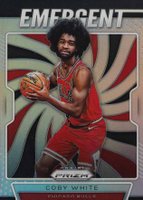 2019 Panini Prizm Emergent  #1 Coby White Silver Prizm Basketball Card