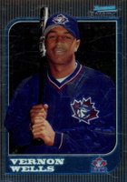 1997 Bowman Chrome #284 Vernon Wells Baseball Card