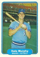 1982 Fleer #443 Dale Murphy Baseball Card