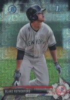 2017 Bowman Mega Box Chrome Prospects #BCP121 Blake Rutherford Baseball Card
