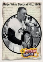 1993 Upper Deck Heroes Willie Mays #50 Willie Mays 1965-MVP Baseball Card