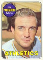 1969 Topps #302 Jim Pagliaroni Baseball Card