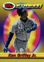 2021 Topps Finest Flashbacks #202 Ken Griffey Jr. Gold Refractor Baseball Card