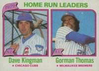 1980 Topps #202 Home Run Leaders Baseball Card