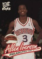 1996 Ultra #82 Allen Iverson Basketball Card