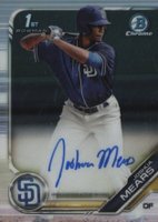 2019 Bowman Draft Chrome Draft Picks Autograph #CDAJM Joshua Mears Baseball Card