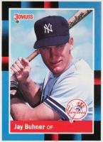 1988 Donruss Yankees Team Book Hand Cut #545 Jay Buhner Baseball Card