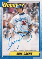 2025 Topps 1990 Topps Baseball Autographs #90AEG Eric Gagne Baseball Card