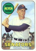1969 Topps #48 Brant Alyea Baseball Card