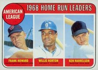 1969 Topps #5 A.L. Home Run Leaders Baseball Card
