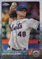 2015 Topps Chrome #183 Jacob DeGrom Refractor Baseball Card