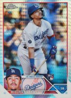 2023 Topps Chrome #161 Miguel Vargas Prism Refractor Baseball Card